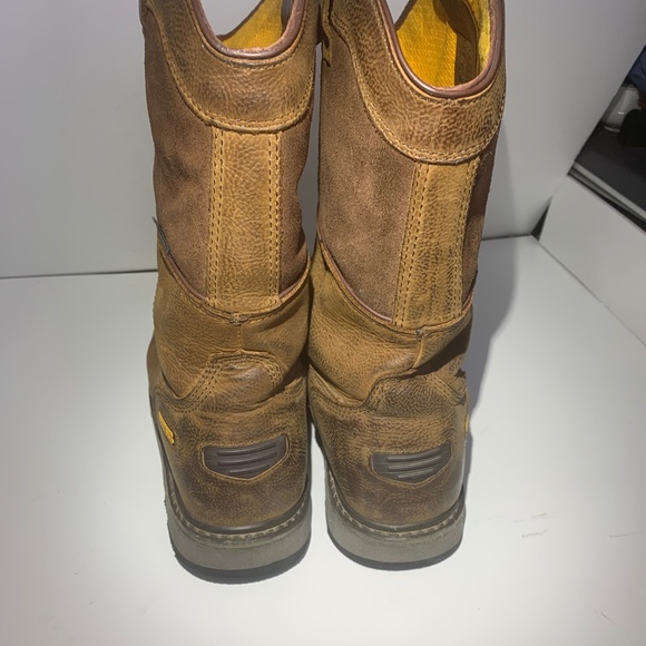 DeWalt Men’s Work Boots 11.5 Waterproof Leather Pull-On ASTM F2413 Slip Oil Resi - Picture 3 of 11